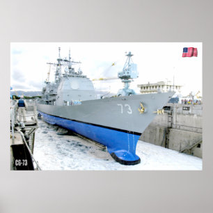 AFFICHE CRUISER DE MISSILES GUIDÉS - CG-73