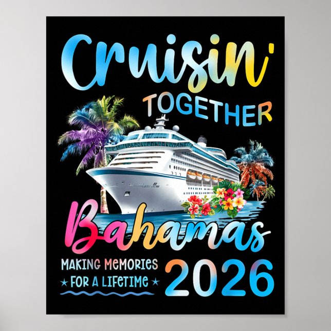 Affiche Cruisin' Together Bahamas 2026 Family Group Cruise (Devant)