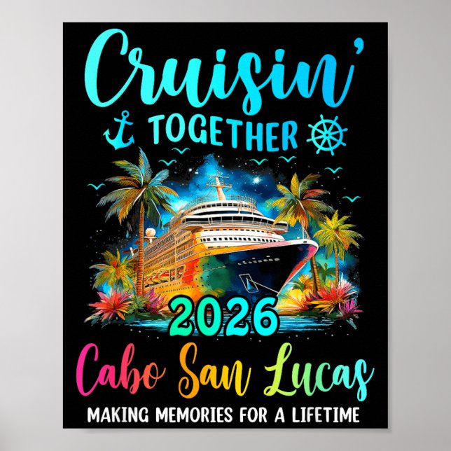 Affiche Cruisin' Together Cabo San Lucas 2026 Family Cruis (Devant)
