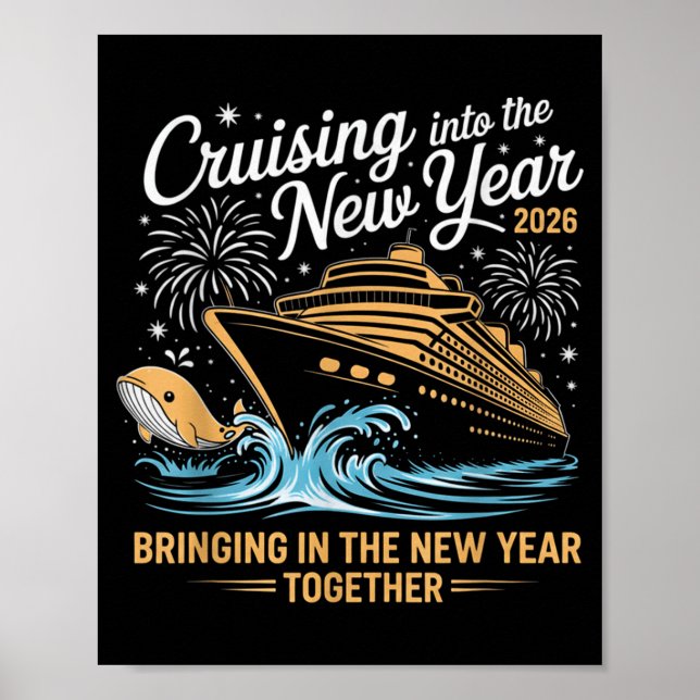 Affiche Cruising Into 2026 New Years Eve Party Cruise Fami (Devant)