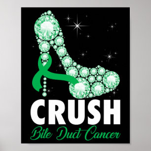 Affiche Crush Bile Duct Cancer Sensibilisation Haut talon