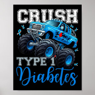Affiche Cruype 1 Connaissance du diabète Guerrier Monster