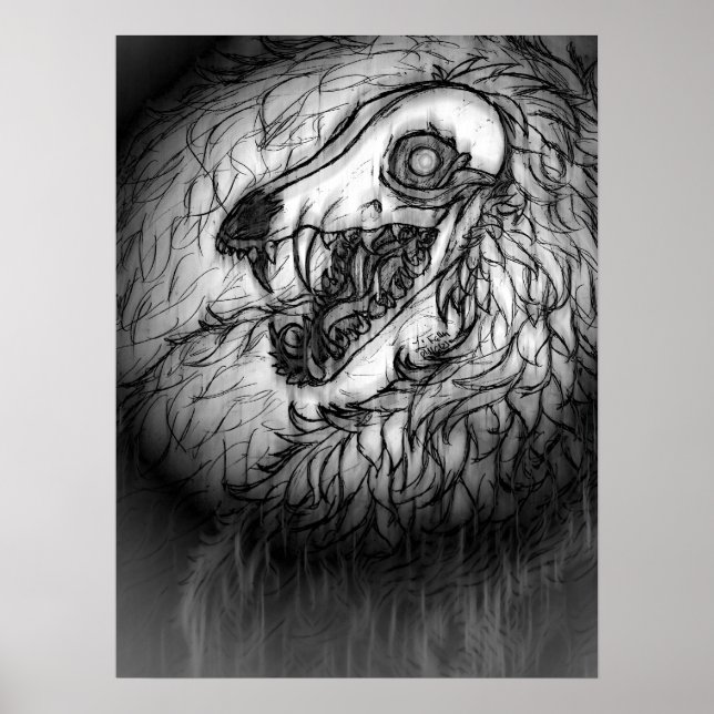 Affiche Cryptid: Snow Wasset Sketch  (Devant)