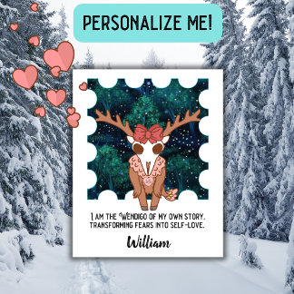 Affiche Cryptid Wendigo Motivationnel