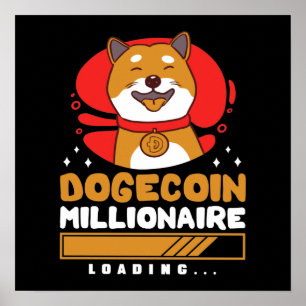Affiche Crypto DogeCoin Millionaire Chargement