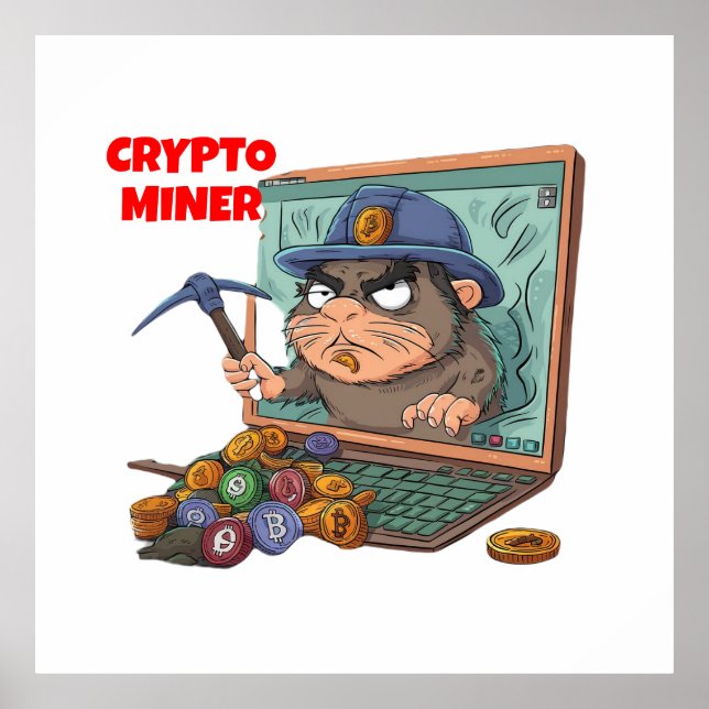Affiche Crypto Miner (Devant)