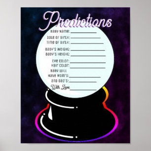 Affiche Crystal Ball Baby Predictions Jeu