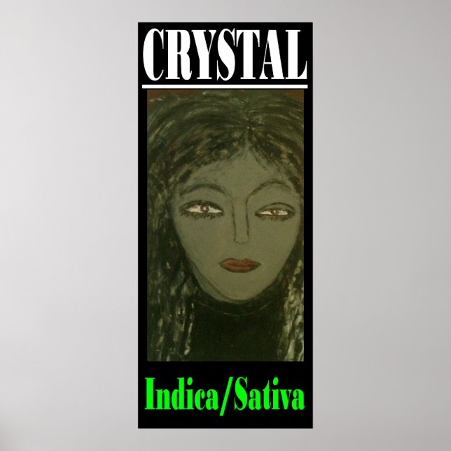 AFFICHE CRYSTAL INDICA SATIVA (Devant)