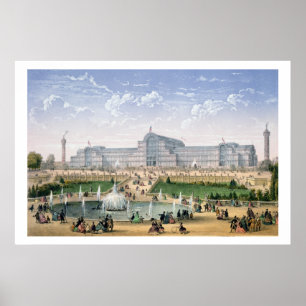 Affiche Crystal Palace, Sydenham, c.1862 (litho couleur)