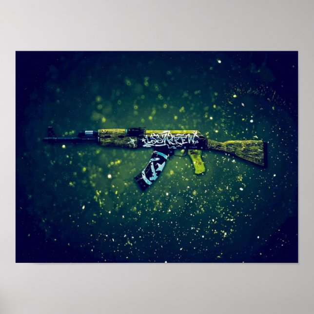 AFFICHE CS GO AK47 (Devant)