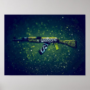 AFFICHE CS GO AK47