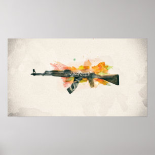 Affiche CSGO AK47 Wasteland Rebel