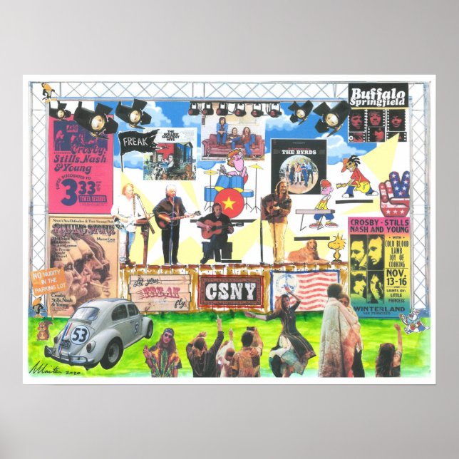 AFFICHE CSNY (Devant)