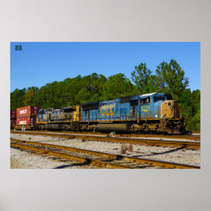 Affiche CSX Train