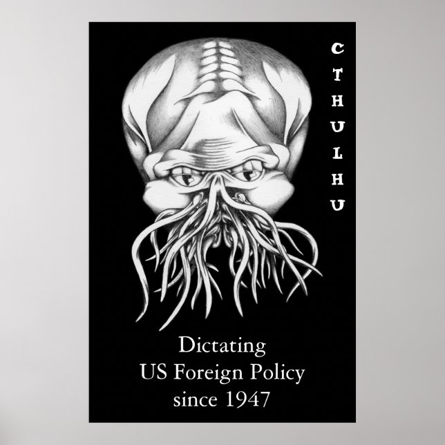 Affiche Cthulhu : Dicter la politique étrangère américaine (Devant)