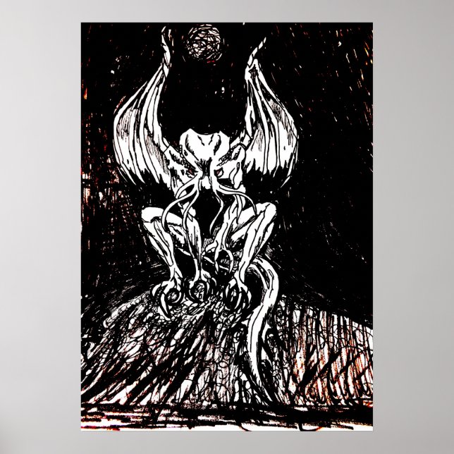 Affiche Cthulu (Devant)