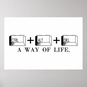 AFFICHE CTRL+ALT+SUPPR