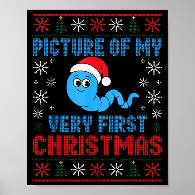 Affiche Cture Of My Very First Christmas Joke Funny Xmas H (Devant)