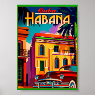 Affiche Cuba Habana