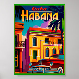 Affiche Cuba Habana