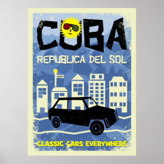Affiche Cuba - Républica del Sol