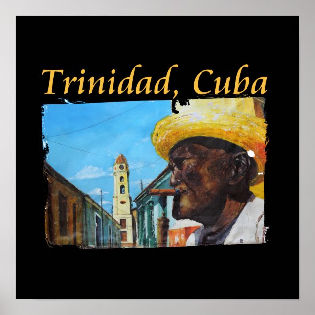 Affiche Cuba - Trinidad Cubain Cigar Art (Devant)