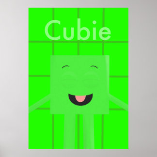 Affiche Cube Cubie