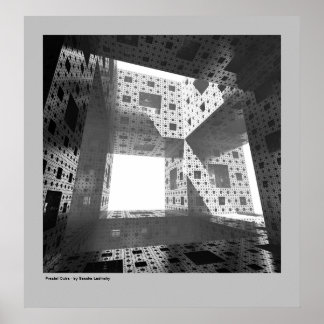 Affiche Cube fractal