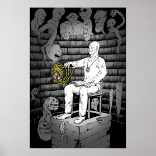 Affiche Cube Magie et Monstres