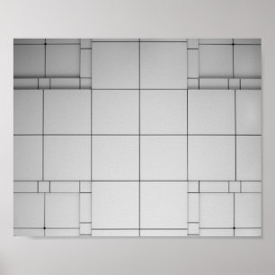 Affiche Cubes Abstraits