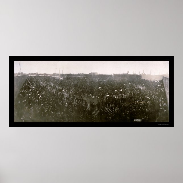 Affiche Cubs Série Sox Photo 1906 (Devant)