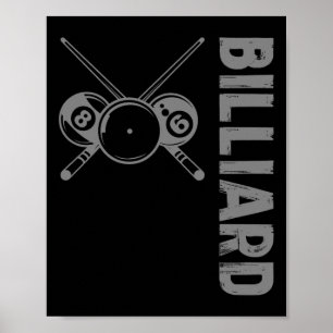 Affiche Cue Sports Clic Billard