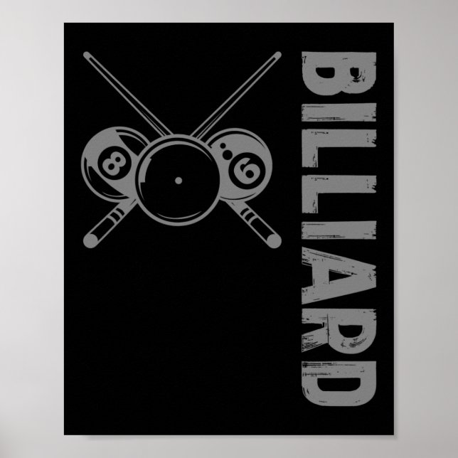 Affiche Cue Sports Clic Billard (Devant)