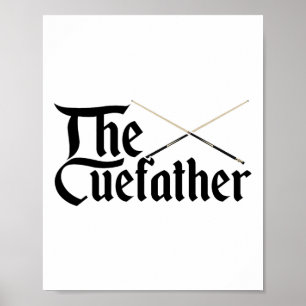 Affiche Cuefather Billard Billard Billardplayer C