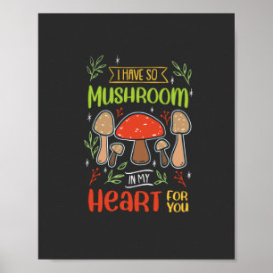 Affiche cueillette de champignons