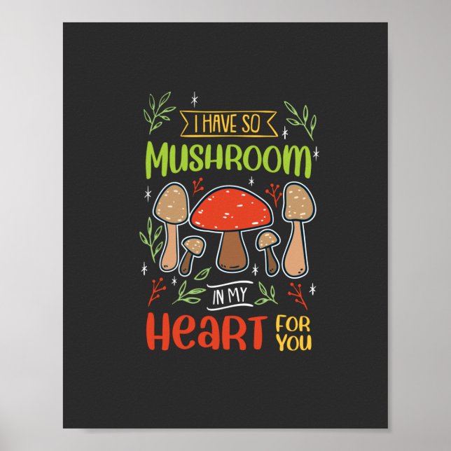 Affiche cueillette de champignons (Devant)