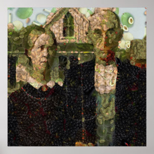 Affiche Cuillère d'art gothique végétalien