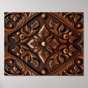 Affiche Cuir à outils Faux