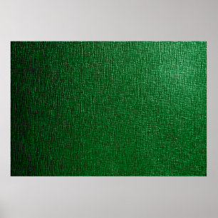 Affiche Cuir avec motif abstrait en vert. Abst