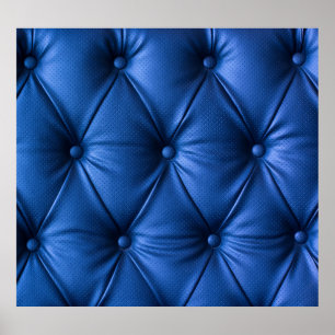 Affiche Cuir bleu Texture : Arrière - plan luxueux