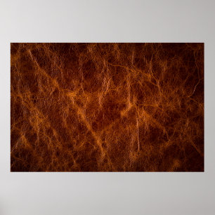 Affiche cuir Brown textureleather, texture, arrière - plan