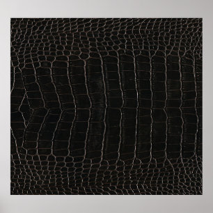 Affiche Cuir de crocodile luxueux : texture textile.