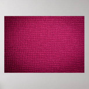 Affiche Cuir rose