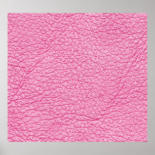 Affiche Cuir rose gros plan, arrière - plan texturé.