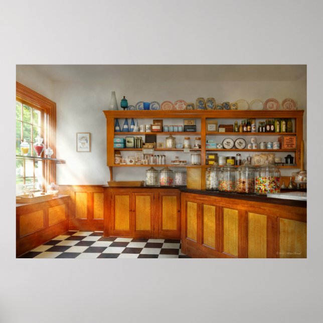Affiche Cuisine - Bonbons - La Confiserie (Devant)