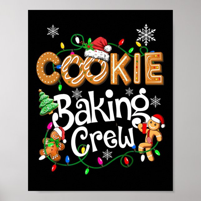 Affiche Cuisine de biscuits Crew Cuisine Lover Père Noël X (Devant)