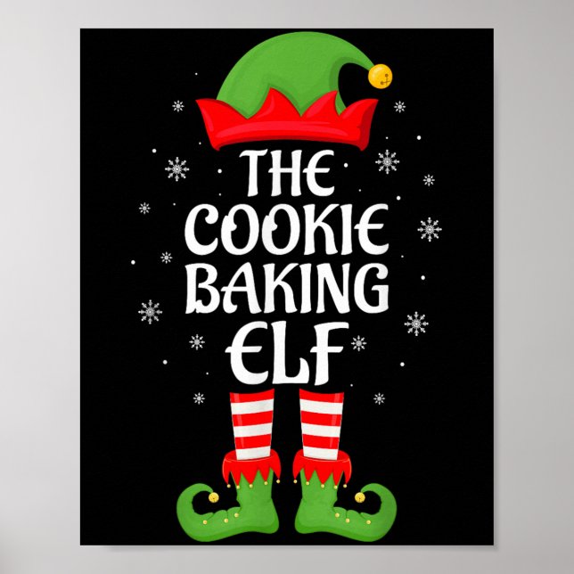 Affiche Cuisine de biscuits Elf Xmas Famille Correspondanc (Devant)