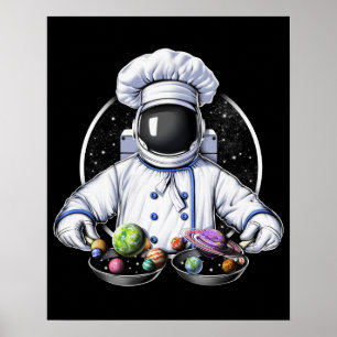 Affiche Cuisine des astronautes spatiaux