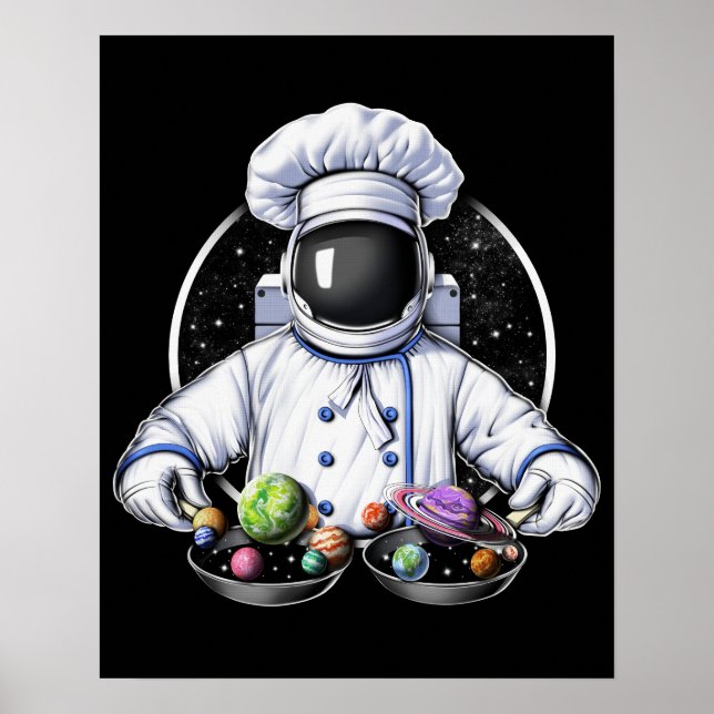 Affiche Cuisine des astronautes spatiaux (Devant)