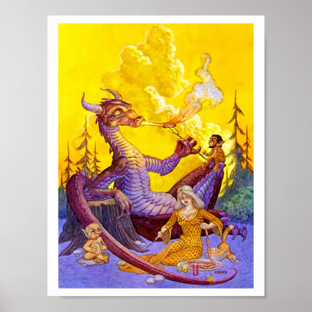 Affiche Cuisine Dragon (Devant)